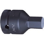 ナック　ヘキサゴンレンチソケット　差込角２５．４ｘ対辺１７ｍｍ 817C [296-2934] 【インパクト用ソケットレンチ】[817C]