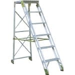 ナカオ　作業用踏台５段１．５ｍ A115 [393-4446] 【作業用踏台】[A-115]