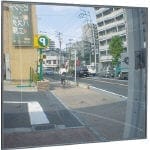 コミー　ＦＦミラー＜ビス止めタイプ＞３２５×２５５×９ F33B [395-3823] 【安全ミラー】[F33B]