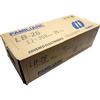神戸製鋼　溶接棒　LB-26 3.2Φ　20Kg 1箱（5kg X 4箱入り）【LB26】 写真は代表画像になります。ご了承下さい。