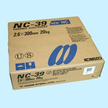神戸製鋼　溶接棒　NC-39 2.6Φ 20kg 【NC39】 注意　写真は代表画像です。