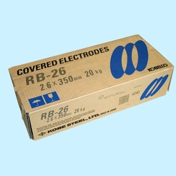 神戸製鋼　溶接棒　RB-26 2.6Φ　20Kg 1箱（5kg X 4箱入り）【RB26】 写真は代表画像です。ご了承下さい。