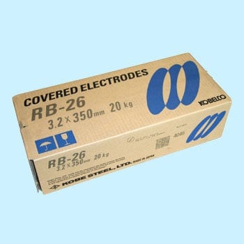 神戸製鋼　溶接棒　RB-26 3.2Φ　20Kg 1箱（5kg X 4箱入り）【RB26】 写真は代表画像になります。ご了承下さい。