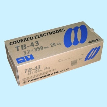 神戸製鋼　溶接棒　TB-43 3.2Φ　20Kg 1箱（5kg X 4箱入り）【TB43】 写真は代表画像になります。ご了承下さい。