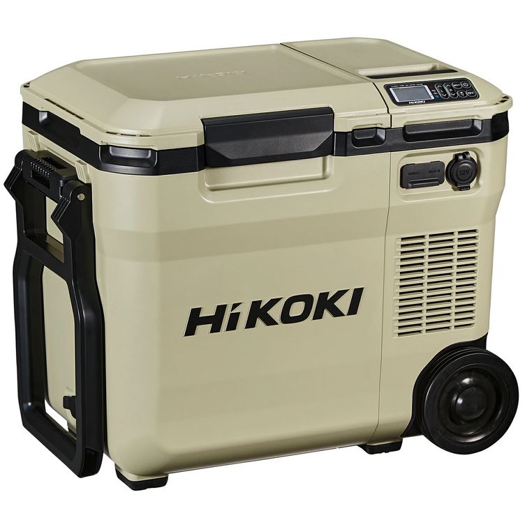 (6月上旬入荷予定　限定特価)HiKOKI(ハイコーキ)　コードレス冷温庫　サンドベージュ UL18DC(WMBZ) 　マルチボルト蓄電池1個付(充電器別売)充電機能付き