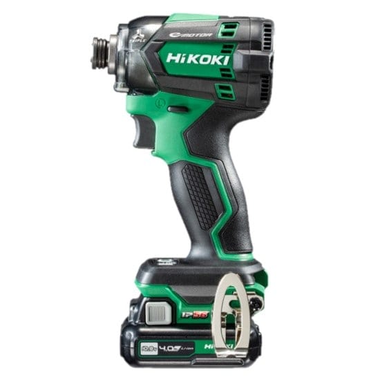 (バッテリー+1個(BSL1240M)プレゼント) HiKOKI(ハイコーキ) 10.8V インパクトドライバ WH12DCA(2LSB) ストロングブラック ※ビット別売 ※バッテリー(BSL1240M)2個・充電器・ケース付 