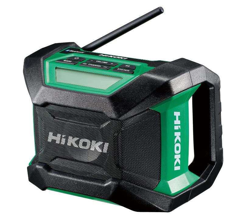 HiKOKI(ハイコーキ) 14.4V/18V/AC100V共用 コードレスラジオ小型軽量タイプ UR18DA(NN)【本体のみ】※バッテリー、充電器別売