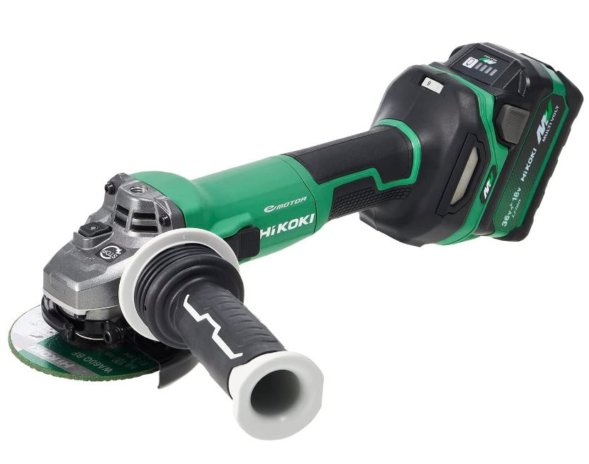 （限定特価）HiKOKI(ハイコーキ) 36V コードレスディスクグラインダ トイシ径100mm G3610DC(2XPZ)  ※バッテリー、充電器、ケース付き