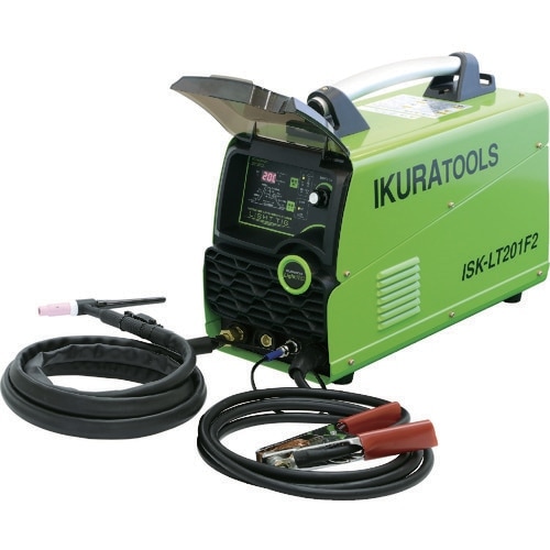 育良　育良精機　ライトティグ　100V/200V兼用フルデジタル制御DCパルスTIG溶接機　ISK-LT201F2(ISKLT201F2)【溶接用品】