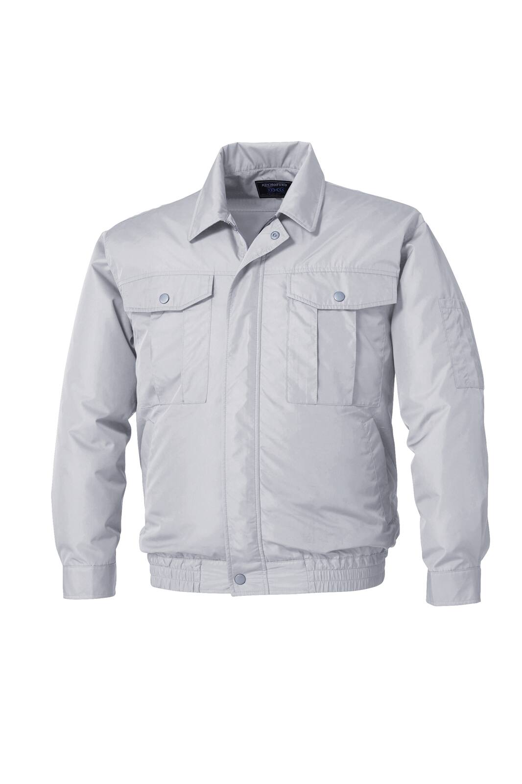 【メーカー直送・代引不可】【空調服】　長袖ブルゾン（ウェアのみ） シルバー S [KU90540C06S1]