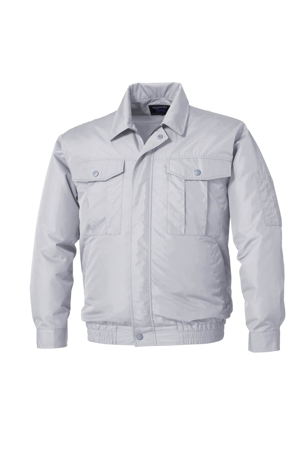 【メーカー直送・代引不可】【空調服】　長袖ブルゾン（ウェアのみ） シルバー 3L [KU90540C06S5]