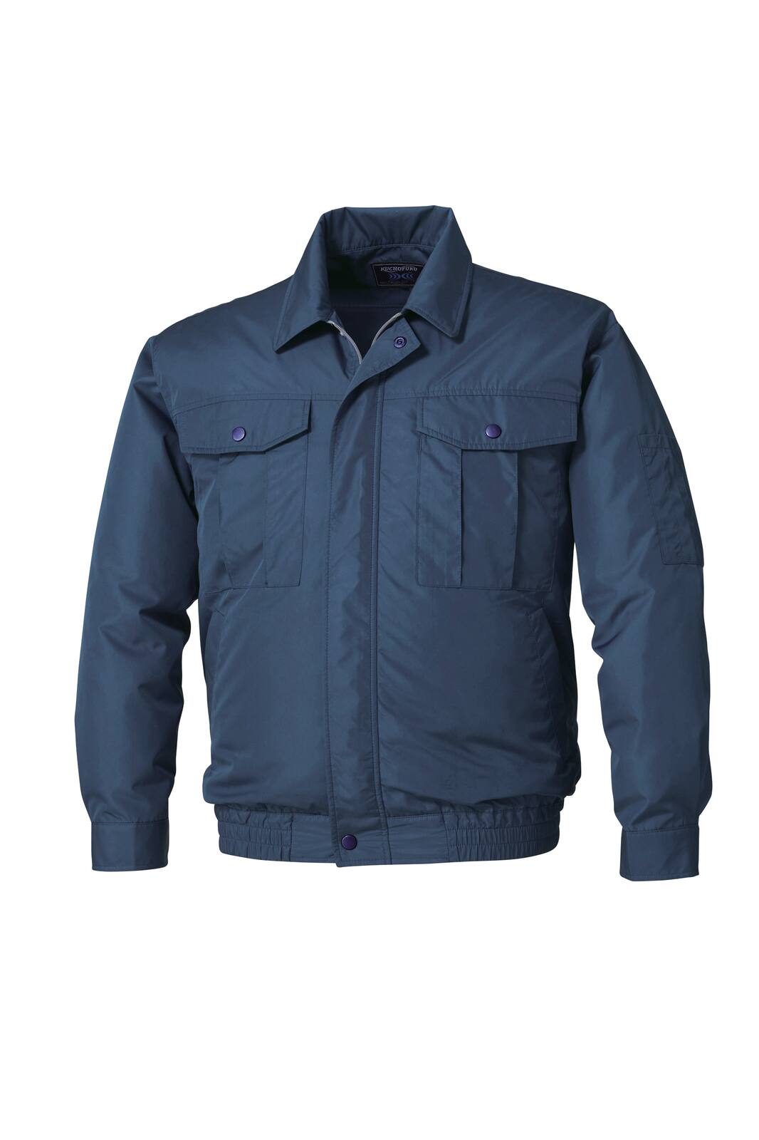 【メーカー直送・代引不可】【空調服】　長袖ブルゾン（ウェアのみ） ダークブルー 6L [KU90540C14S8]