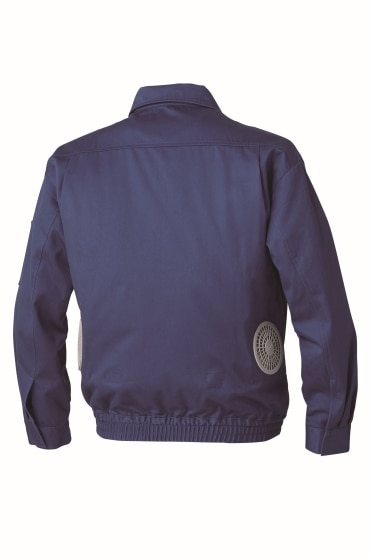 空調服 長袖ブルゾン(ウェアのみ) ダークブルー 5L