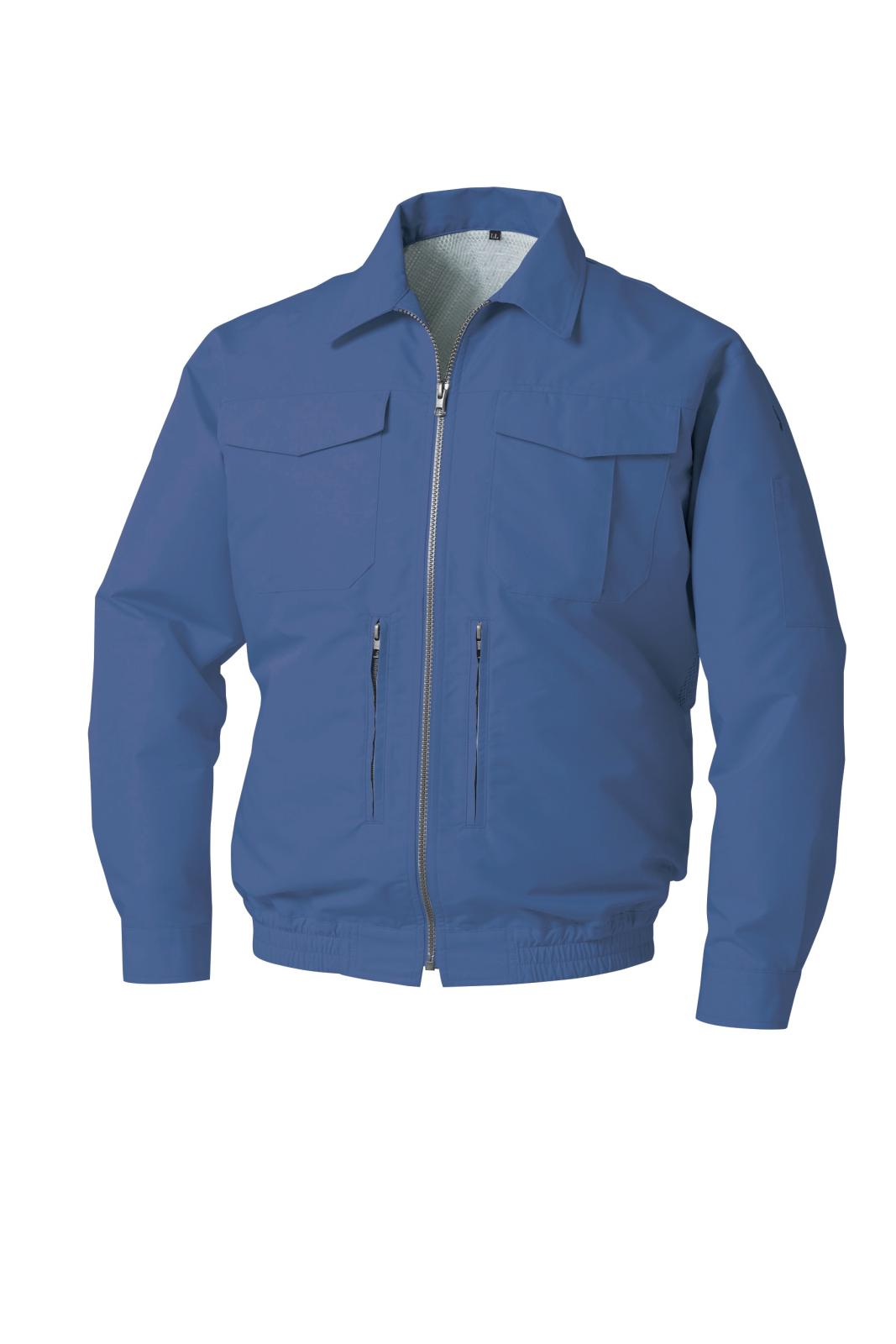 【メーカー直送・代引不可】【空調服】　スペーサー一体型長袖ブルゾン（ウェア、専用インナースペーサー） ネイビー 5L [KU92130N80S7] 空調服 スペーサー一体型長袖ブルゾン（ウェア、専用インナー