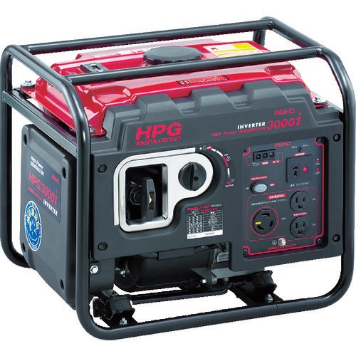ＭＥＩＨＯ　エンジン発電機　ＨＰＧ－３０００Ｉ　（HPG3000I） (496-3857)