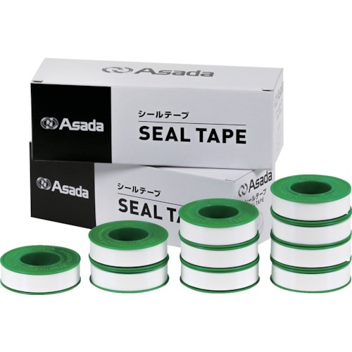 アサダ　シールテープ１３ｍｍ×１５ｍ　（１０巻入）　R50356 (292-5168)