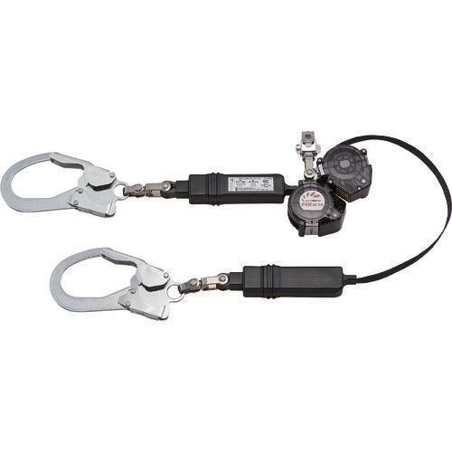 サンコー　タイタン　リブラ　ロック装置付巻取器　タイプ１ランヤード　ダブル (落制止用器具) HL-MW [HLMW] [160-5565] ※画像は代表画像となります。