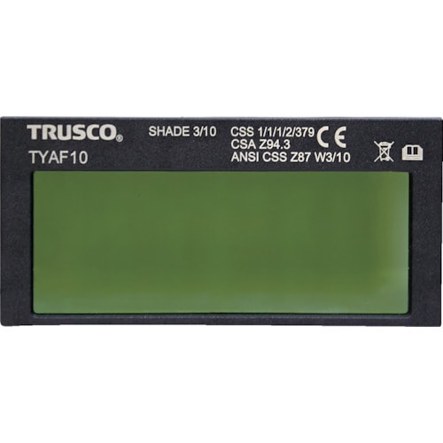 ＴＲＵＳＣＯ　トラスコ中山　手持ち面用自動遮光フィルタ＃１０　TYAF-10 (TYAF10) (837-1259)