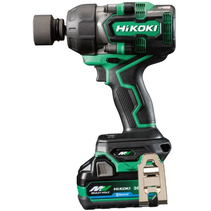 （限定特価）HiKOKI(ハイコーキ) マルチボルト（36V）コードレスインパクトレンチ WR36DE(2XPSZ) ※ソケット別売 ※バッテリー×2個、充電器、ケース付き