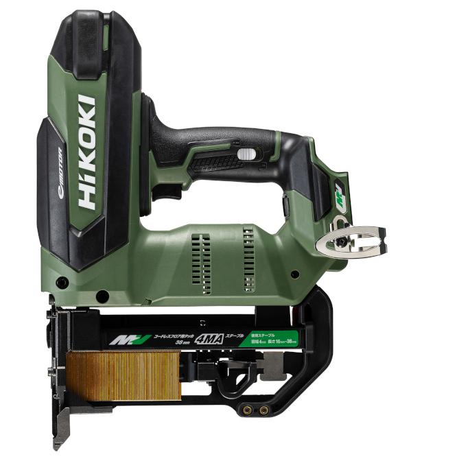HiKOKI（ハイコーキ） 36V コードレスフロア用タッカ フォレストグリーン N3604DM(NNKG)  バッテリー、充電器別売り ケース付
