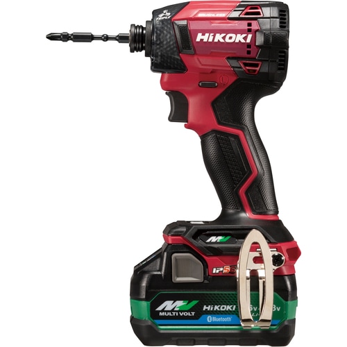 HiKOKI(ハイコーキ) Bluetoothマルチボルト蓄電池(36V) コードレスインパクトドライバ スコーピオンレッド  WH36DD(2XHRSZ)