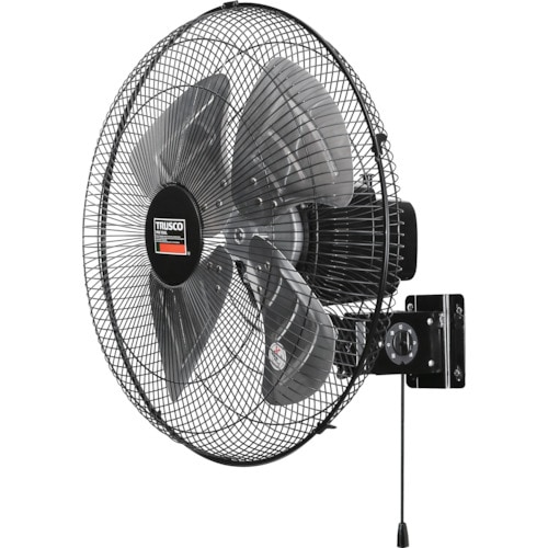 ■TRUSCO 全閉式工場扇 ジェネラルファン 壁掛けタイプ アルミハネ ブラック〔品番:TFBA45WBK〕【6102753:0】[店頭受取不可] TRUSCO 全閉式工場扇 ジェネラルファン 壁掛けタイプ アルミハネ