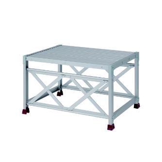 山善 アルミ作業台　一段タイプ YPS-1-8050W(YPS18050W)※画像は代表画像となります。