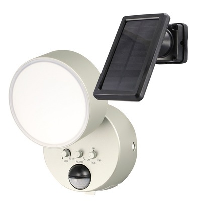 DXアンテナ LEDセンサーライト (1灯型) ソーラー電池式 DSLD05SD1(S) (センサーライト/ライト/ソーラーパネル)