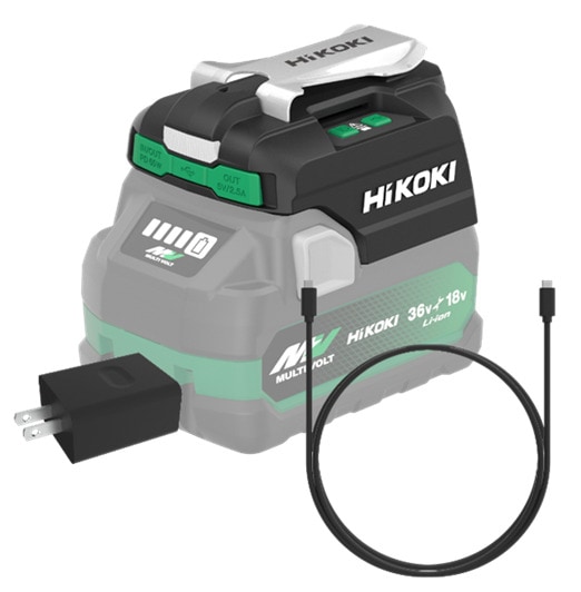 HiKOKI (ハイコーキ) 14.4V/18V/マルチボルト(36V) 対応 USB対応充電器 UC18DA(NM) 【DIY/電動工具/マルチポート/充電器】