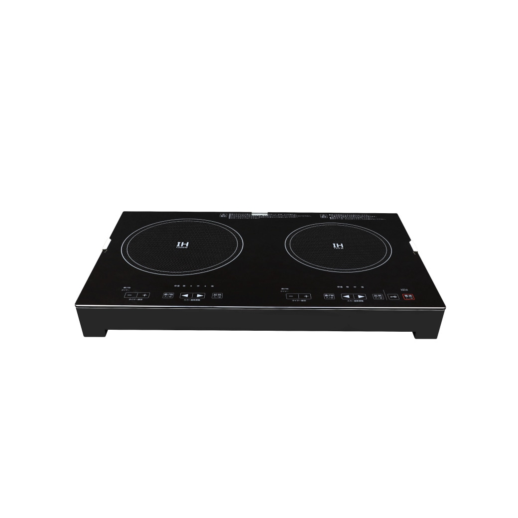 【メーカー直送・代引不可】エスケイジャパン SKジャパン 2口 IHクッキングヒーター SKJ-YA142H 【家電/キッチン家電/IHコンロ/一人暮らし】