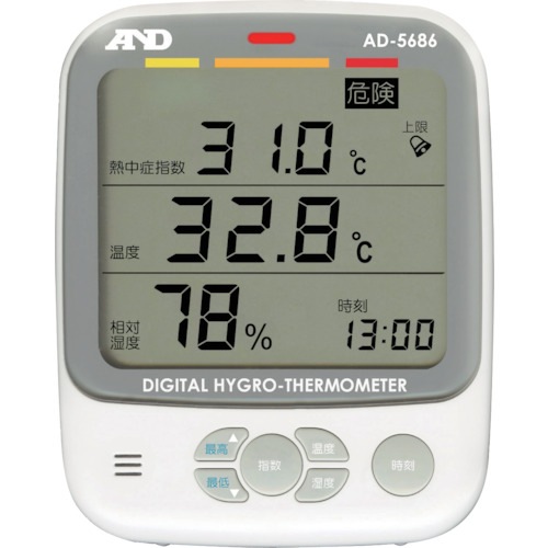 （限定特価3）Ａ＆Ｄ　エー・アンド・デイ　くらし環境温湿度計 AD5686（480-8401）