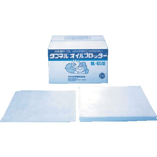 エム・エーライフ　油吸着材　タフネルオイルブロッター　マット状　５００ｘ５００ｍｍ　厚さ２ｍｍ（１００枚入）AB-50（284-1207）