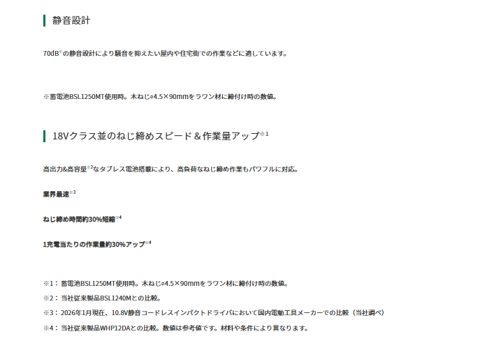 【新商品】HiKOKI (ハイコーキ) 10.8V コードレス静音インパクトドライバ WHP12DB(NN) 本体のみ ※バッテリー・充電器、ビット別売【DIY/電動工具/コードレス/インパクトドライバ】