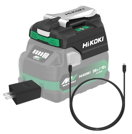 (在庫あり　限定特価)HiKOKI (ハイコーキ) 14.4V/18V/マルチボルト(36V) 対応 USB対応充電器 UC18DA(NM) 【DIY/電動工具/マルチポート/充電器】
