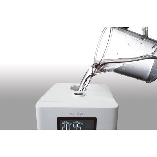 TEKNOS ハイブリット加湿器 4L ホワイト JHI-412 (ハイブリット式/加湿器/加湿/季節家電)
