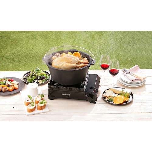 岩谷産業Ｉｗａｔａｎｉ　岩谷　カセットフー　タフまる（ブラック）　CB-ODX-1-BK　(359-7670)　[CBODX1BK]　送料無料