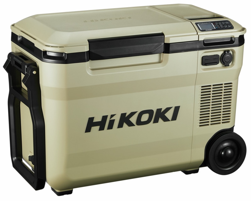 (6月中旬入荷予定 限定特価)HiKOKI(ハイコーキ)18V コードレス冷温庫 サンドベージュ25L UL18DBA(WMBZ) ※ マルチボルト蓄電池1個付(充電器別売)充電機能付き