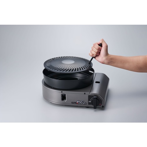 岩谷産業Iwatani　カセットこんろ　スモークレス焼肉グリル　やきまるスリム　CB-SLG-3　(698-4464)　[CBSLG3]　焼肉グリル　送料無料　