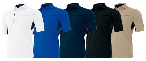 AITOZ アイトス 半袖ポロシャツ (男女兼用) AZ-10614 ※ご購入前に、サイズ表をよくご確認いただきますようお願いいたします。