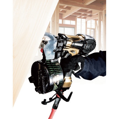 HiKOKI(ハイコーキ）　高圧ロール釘打機　NV50HR2(S) ハイゴールド（パワー切替機構付）(NV50HR2S )