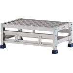 【メーカー直送：代引不可】【お取り寄せ品】アルインコ　作業台（天板縞板タイプ）1段　CSBC126WS(443-9741)