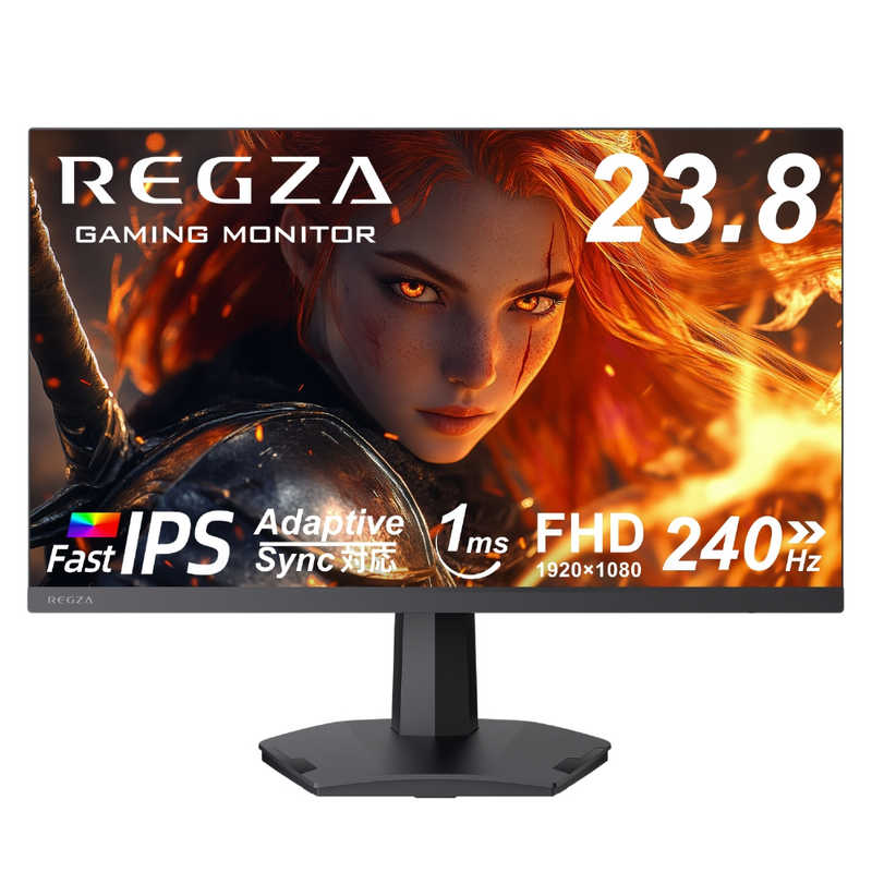 TVS REGZA(レグザ） ゲーミングモニター RM-G245R  23.8型 フルHD(1920×1080) ワイド  240Hz