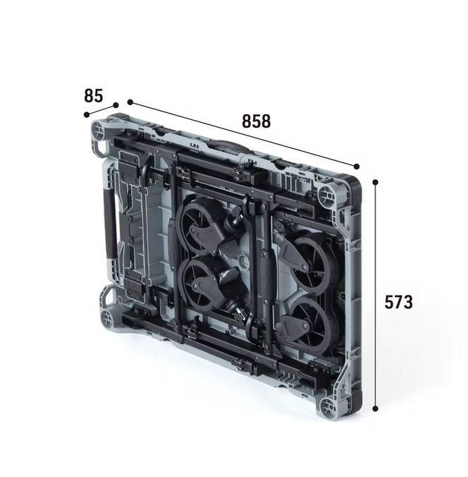 花岡車輌 HANAOKA FLAT CART DINING フラットカートダイニング 車輪もハンドルもたためる台車  F-CART-DINING(FCART-DINING)【フラット台車/軽量/折り畳み台車/折りたたみ台車/コンパクト】