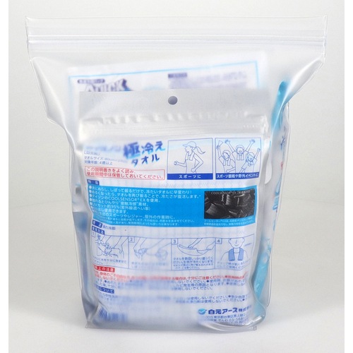 (限定特価)白元　安全配慮　熱中対策セット（ＨＥ）タイプＢ S0067-0 (724-1868)【暑さ対策用品/冷却材/夏物/季節商品/ひんやり/外作業/外仕事】
