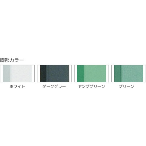 （法人限定）（メーカー直送　代引/時間指定不可）ＴＲＵＳＣＯ　軽荷重作業台（３００ｋｇ）ＡＥ型　９００Ｘ６００ＸＨ７４０　基本タイプ　ヤンググリーン色　AE-0960 YG（466-6801）　