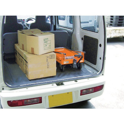 （直送品　代引不可）ＴＲＵＳＣＯ　トラスコ中山　ハンドリフター　１２０ｋｇ　折りたたみ式３５０Ｘ５７　 HLFA-S120 [HLFAS120] [160-5363]