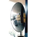 （直送品　代引不可）コミー　フォーク出口ミラー＜外壁用＞330X550　B55KL（556-9770）