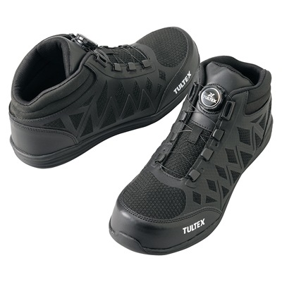 TULTEX (タルテックス) アイトス ダイヤル式 ミドルカット セーフティシューズ AZ-51680 メンズ レディース 樹脂先芯 軽量【安全靴・作業用靴】