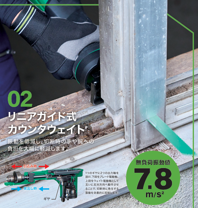 HiKOKI (ハイコーキ) 36V コードレスセーバソー (レシプロソー) CR36DSA(NN) 本体のみ ブレード別売 ※蓄電池・充電器・ケース別売 【DIY/電動工具/セーバーソー/工機ホールディングス】