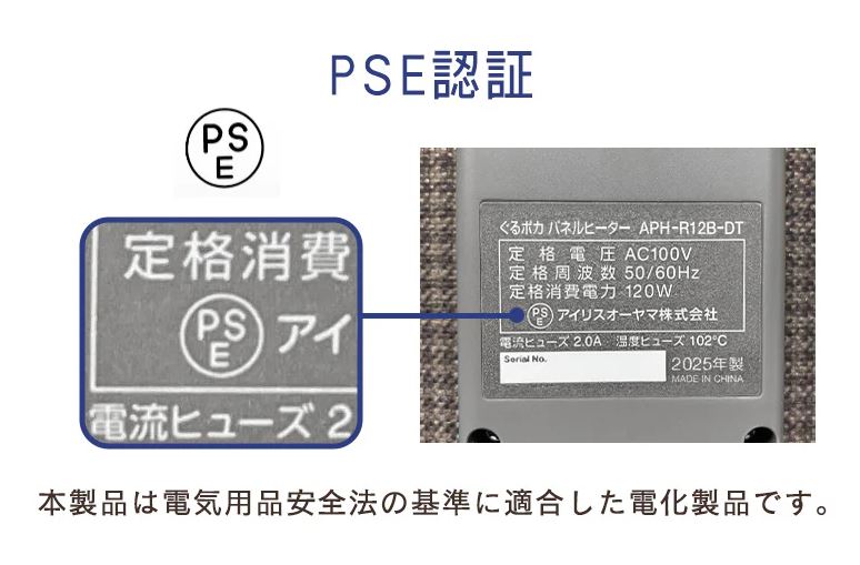 （限定特価）アイリスオーヤマ IRIS　112858　ぐるポカパネルヒーター　モスグレー　APH-R12B-MH（APHR12BMH）（713-1412）寒さ対策/暖房